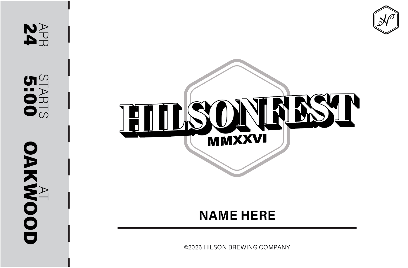 HilsonFest 26 Logo