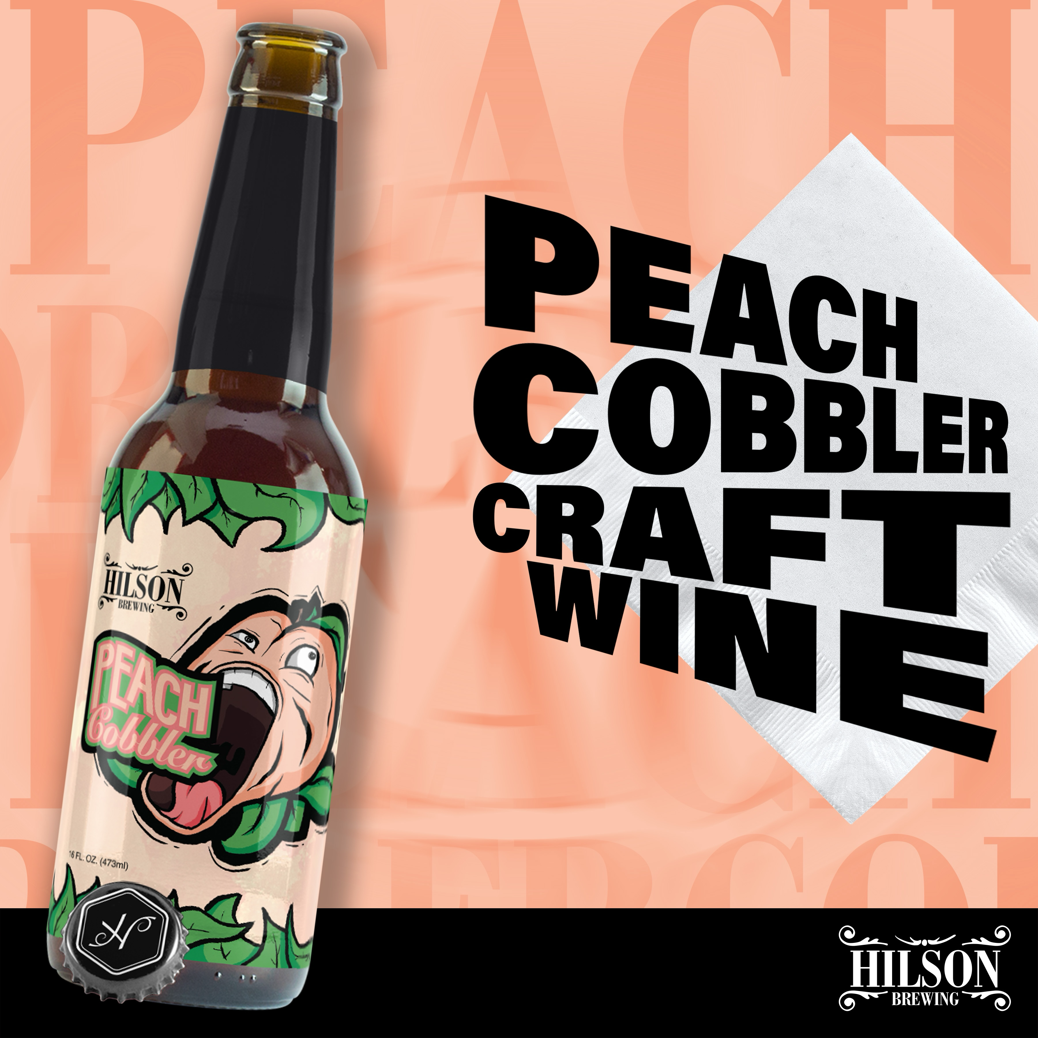 Peach Cobbler Social Post