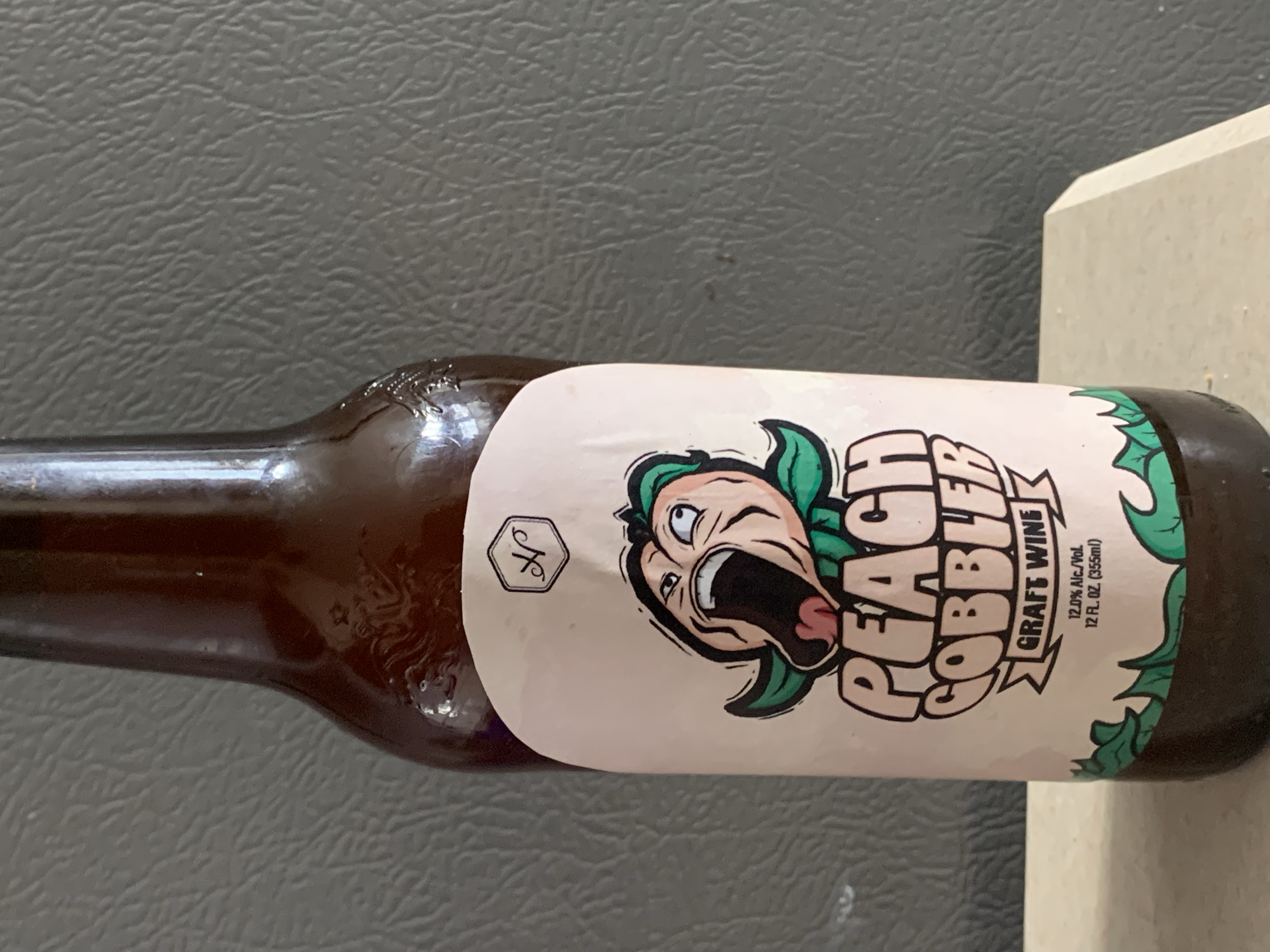 Peach Cobbler Labeled